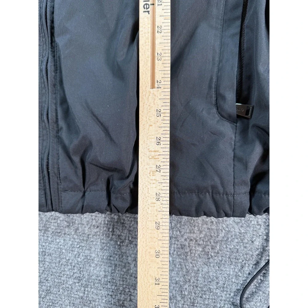 Polo Ralph Lauren Jacket Mens 2XL Black Hooded Quilted Lined Zip Windbreaker‎